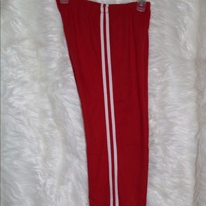 (Red) John Galt Striped Pants